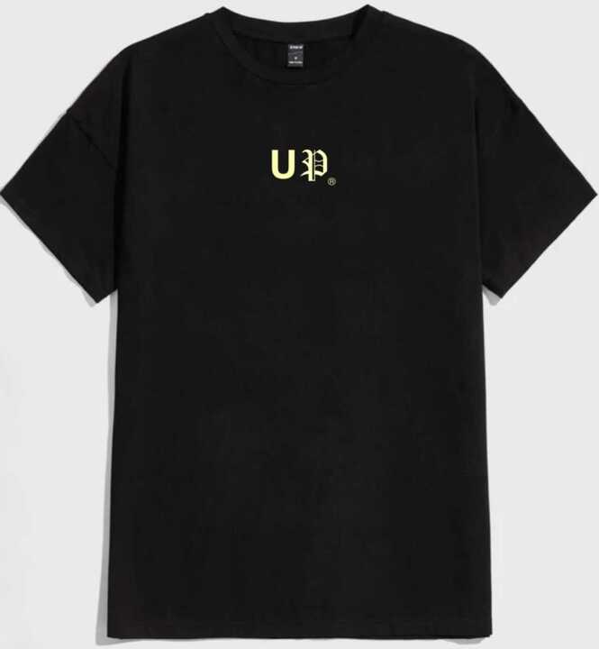 Underprvlgd "U P"  Short Sleeve T-Shirt Black